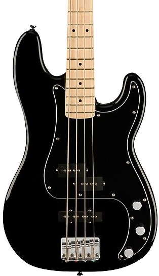 Squier Affinity Series Precision Bass - Black With Maple Fingerboard