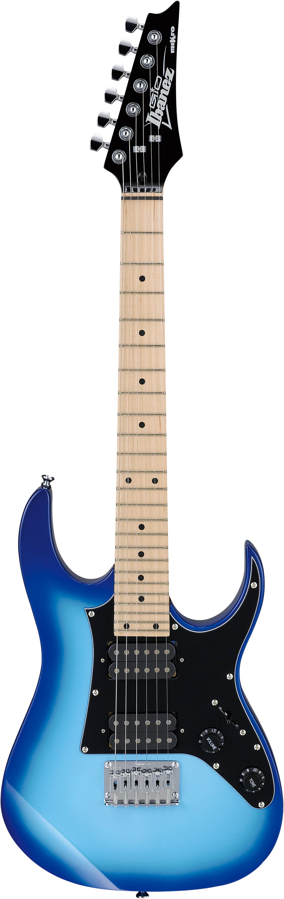 Ibanez Mikro Series 3/4 Size Electric Guitar - Blue Burst 2