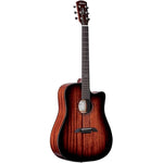 Alvarez MD66ce Masterworks Acoustic Electric Guitar in Shadowburst, three-quarter front view