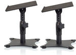 Gator Frameworks GFWSPKSTMNDSK Desktop Studio Monitor Stands Adjustable Height [pair] 3