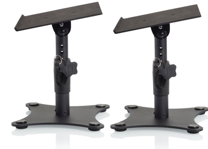 Gator Frameworks GFWSPKSTMNDSK Desktop Studio Monitor Stands Adjustable Height [pair] 3