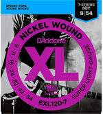 D'Addario EXL120-7 7-String Electric Guitar Strings (9-54)