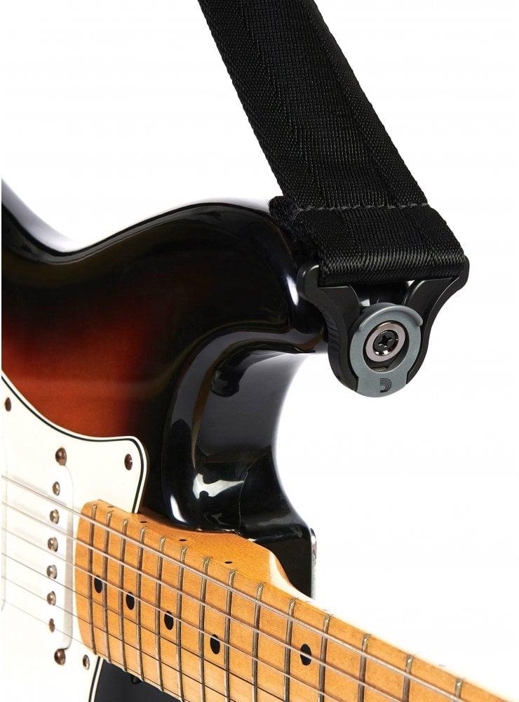 D'Addario 50BAL04 Auto Lock Guitar Strap (Skater Grey) 3