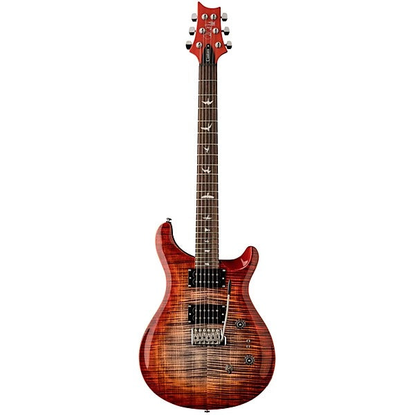 PRS SE Custom 24-08 Electric Guitar - Charcoal Cherry Burst 3