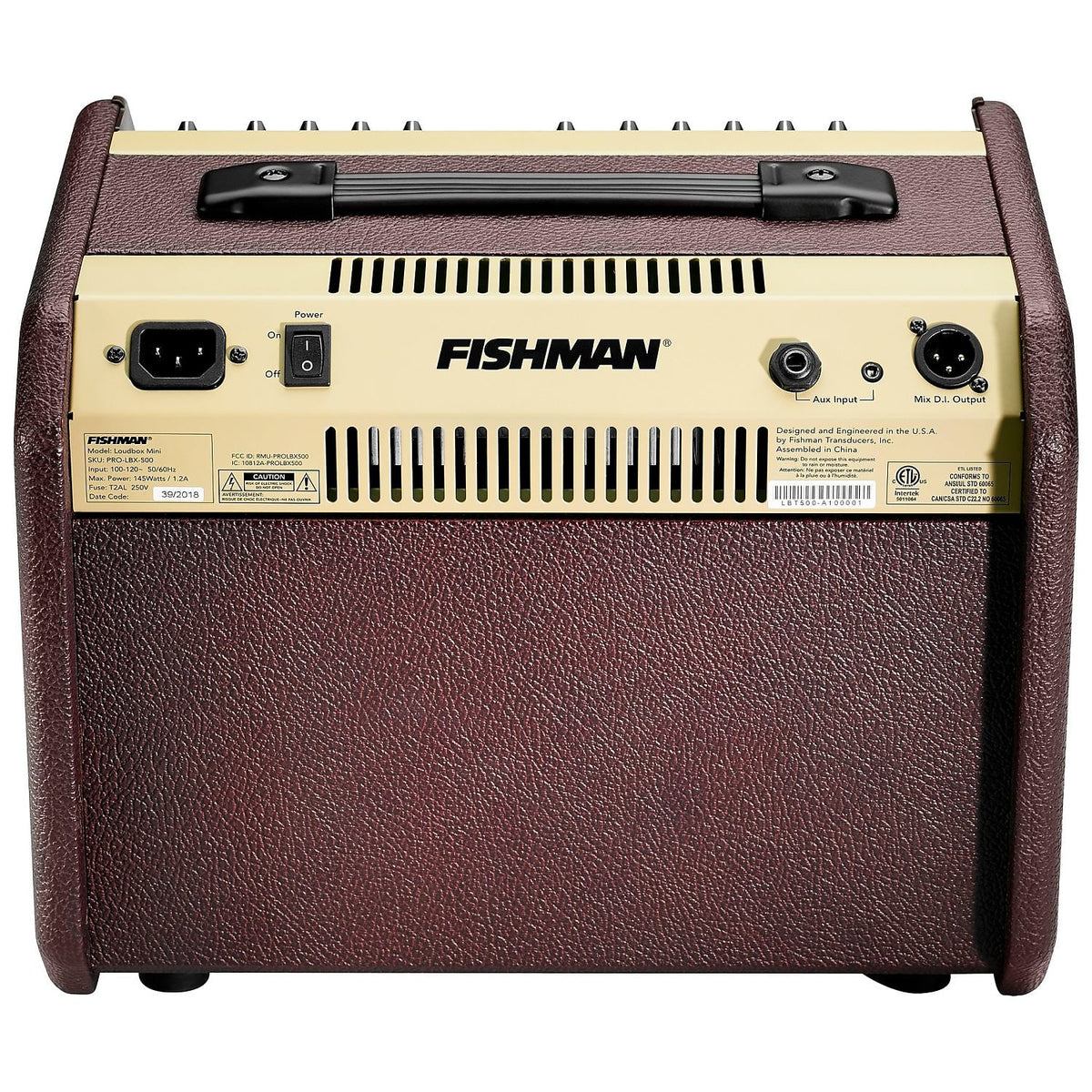 Fishman PRO-LBT-500 Loudbox Mini Amp with BlueTooth 3