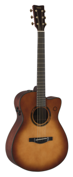 Yamaha TAS3C Trans Series Acoustic Electric Concert Guitar - Sandburst 2