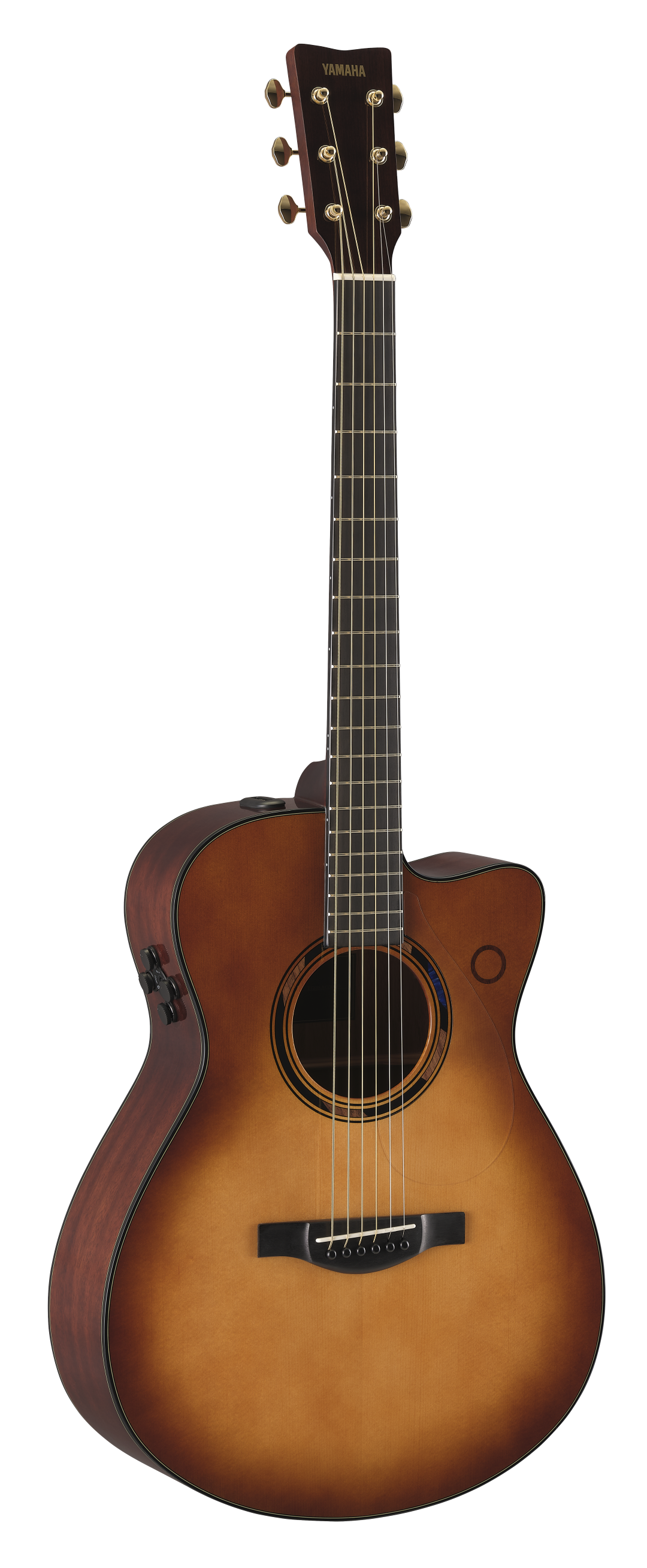 Yamaha TAS3C Trans Series Acoustic Electric Concert Guitar - Sandburst 2