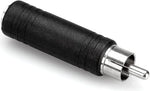 Hosa GPR104 1/4\" (Mono Female) - RCA (Male) Adaptor