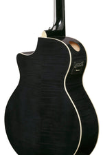 Ibanez AE170TBK Acoustic Electric Guitar - Transparent Black High Gloss 5