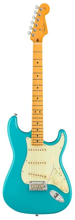 Fender American Pro II Stratocaster MN Miami Blue with Case 5