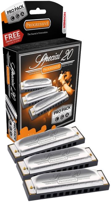 Hohner SPC20-3PK Special 20 Pro Pack (GCA)