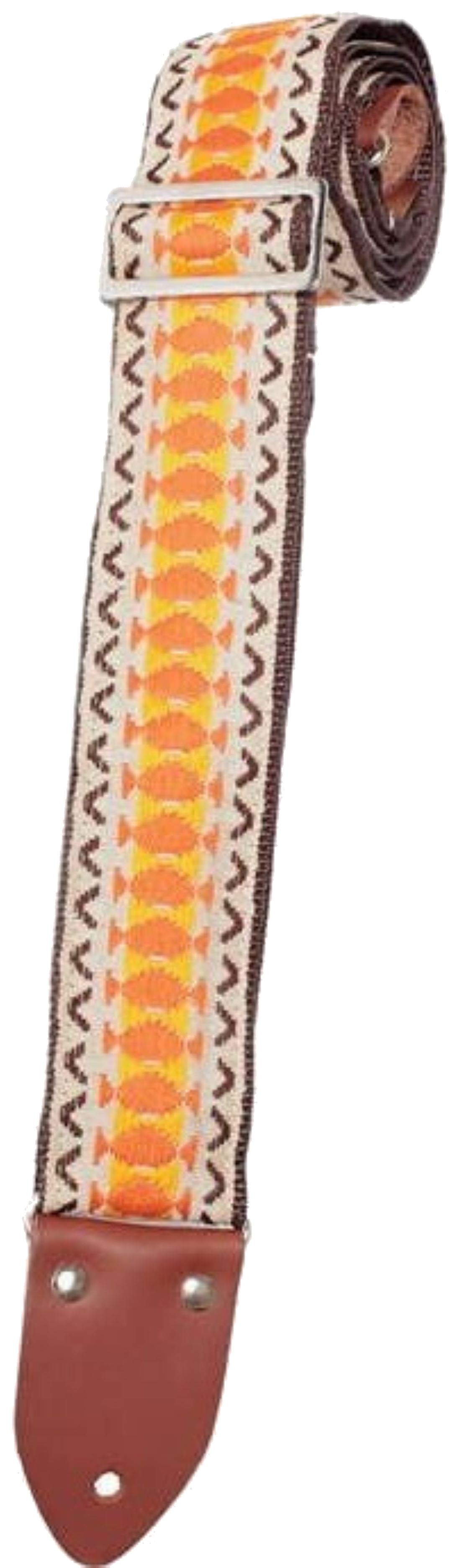 Henry Heller 2\" Deluxe Vintage Series Jacquard Guitar Strap - Cream