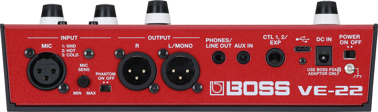 Boss VE-22 Vocal Performer - Effects & Looper Pedal – George's Music Boss VE-22 Vocal Performer - Effects & Looper Pedal – George's Music