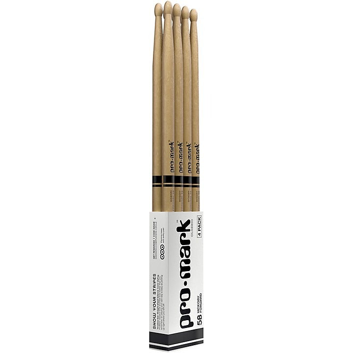 Promark TX5BW-4P Forward 5B Hickory (Wood Tip) - 4 Pack 2