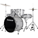 Ludwig LC19015 Accent Fuse 5-Piece Drum Kit (20\" Bass Drum) - Silver Sparkle 4