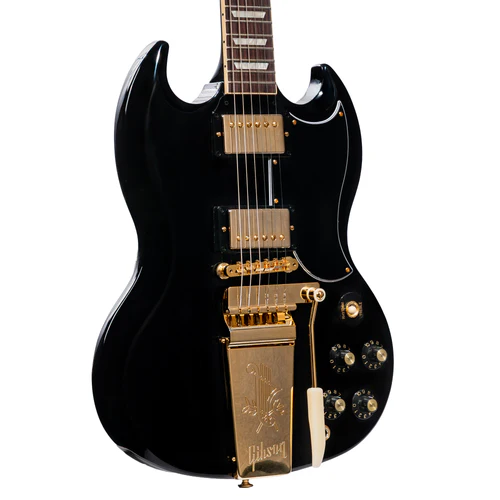 Gibson 'Limited Edition' SG Standard '61 Maestro Vibrola Electric Guitar - Ebony 7