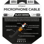 Roland 'Black Series' Microphone Cable (XLR Male to XLR Female) - 25 Feet 3