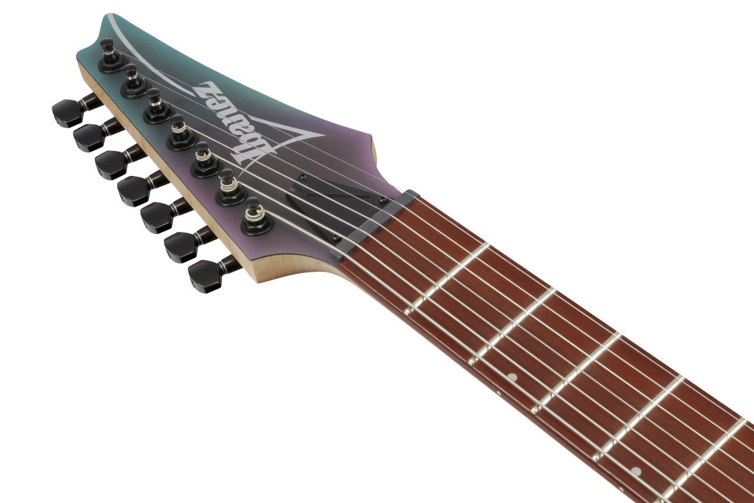 Ibanez RGA742EXBAM Standard 7-String Electric Guitar - Black Aurora Burst Matte 6