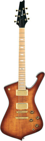Ibanez IC420MFMCML Iceman Electric Guitar - Caramel Burst Low Gloss 7