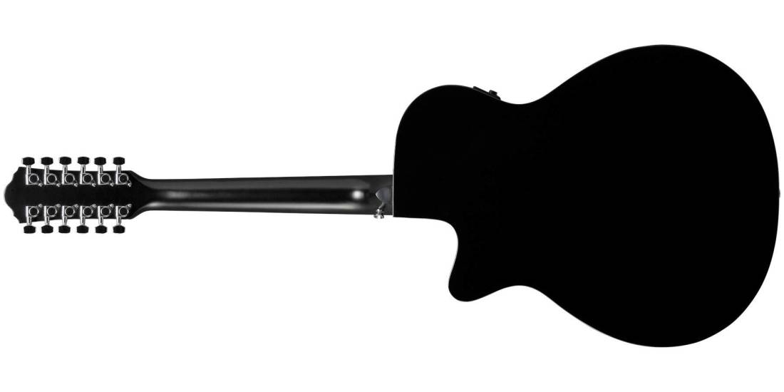 Ibanez AEG5012BK Acoustic-Electric 12-String Guitar (Black) No Case 6