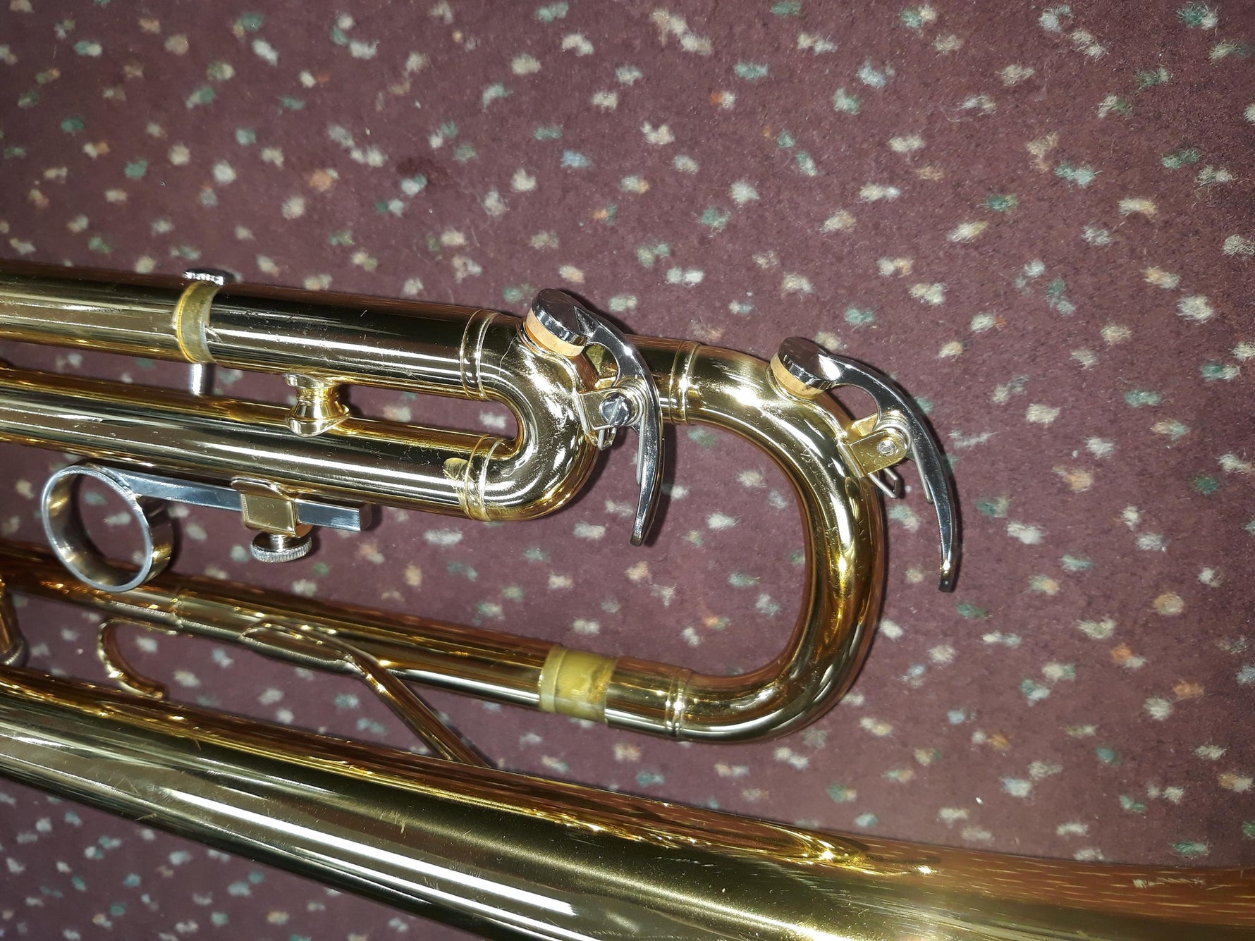 Used Yamaha YTR-200ADII Bb Student Trumpet - With Case and Mouthpiece 7