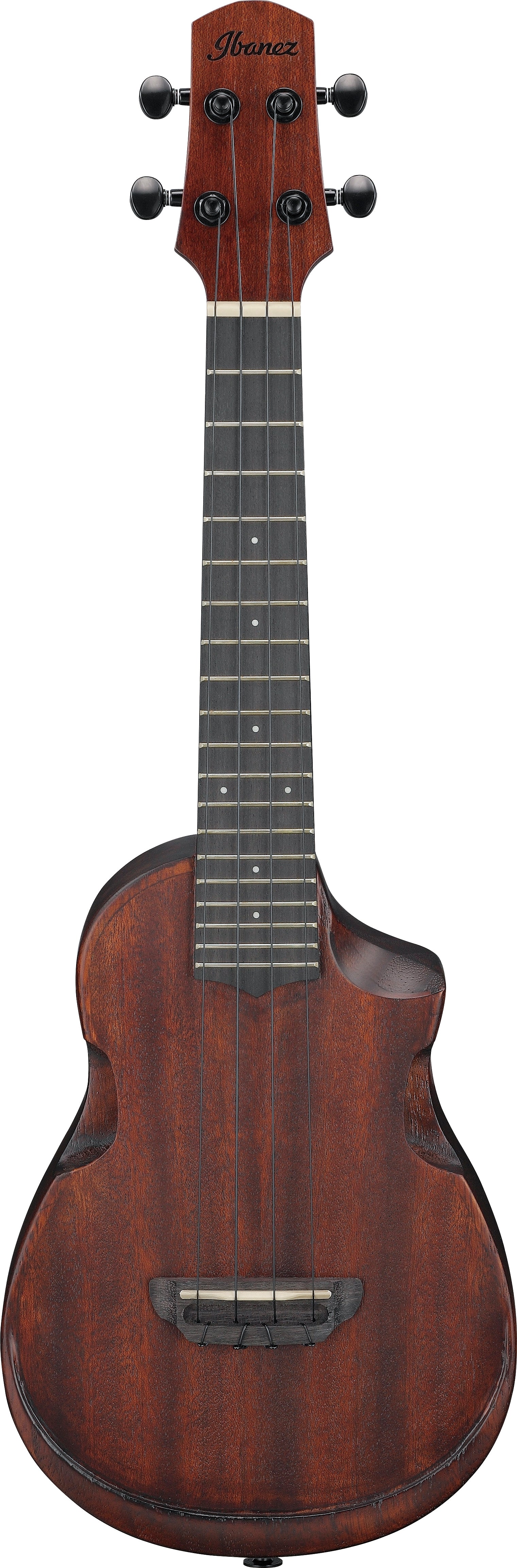 Ibanez AUC14OVL Concert Ukulele - Open Pore Violin Sunburst 8