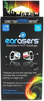 EARasers Musicians Ear Plugs Extra Small