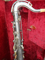 Used Dorn & Kirschner Bb Nickle-Plate Tenor Saxophone - With Original Case 6
