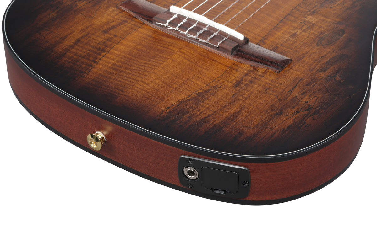 Ibanez FRH20SMNTCL Acoustic Electric Guitar - Tobacco Burst Low Gloss 5