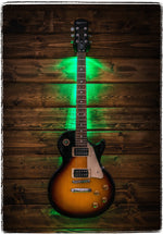 MuzicLight MZW104 Guitar Wall Hanger | Backlit - Green 2