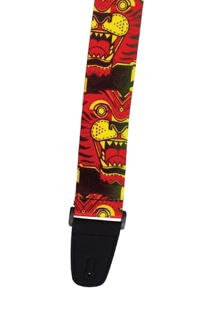 Henry Heller 2\" Artist Series Sublimation Guitar Strap - Tiger 3