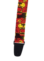 Henry Heller 2\" Artist Series Sublimation Guitar Strap - Tiger 3