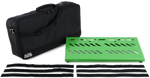Gator Large Aluminum Pedalboard With Carry Bag - Screamer Green 3
