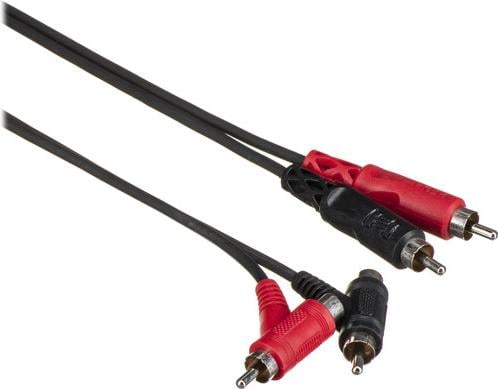 Hosa CRA202PB RCA (Male) - RCA (Male/Female) Cable 6'