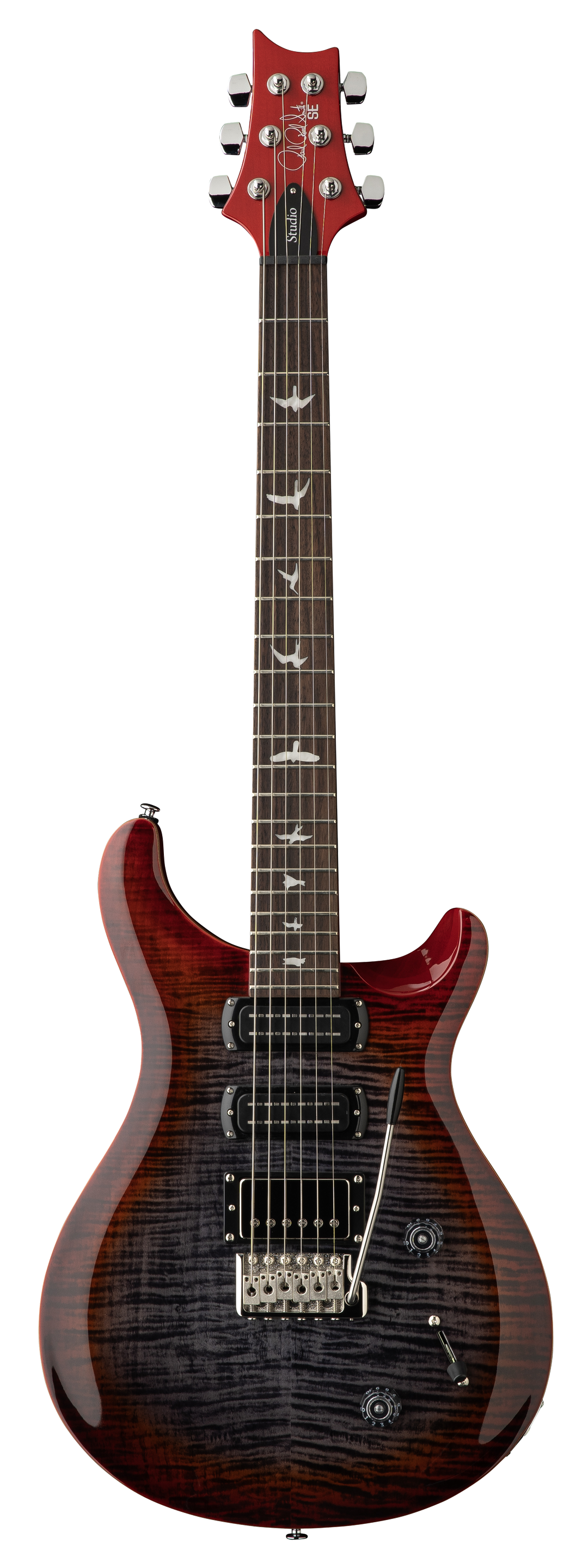PRS SE Studio Electric Guitar - Charcoal Cherry Burst 7