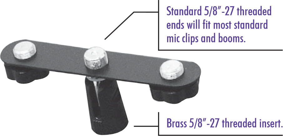 Onstage MY500 Stereo Microphone Bar 2