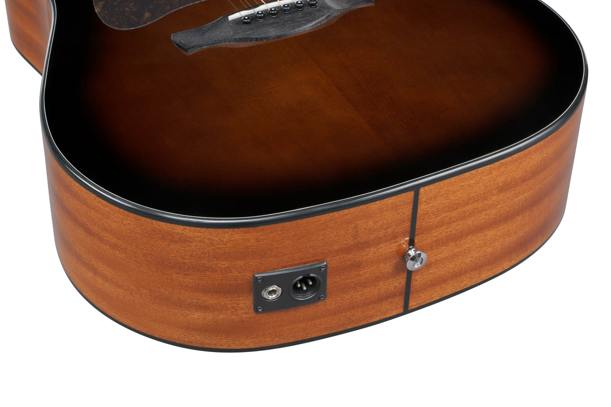 Ibanez AAD51LCEDVS Left-Hand Acoustic Electric Guitar - Dark Violin Sunburst High Gloss 4