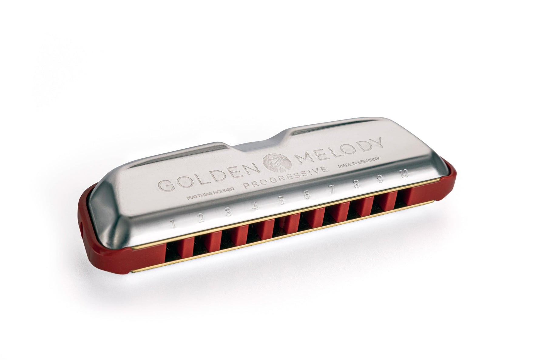 Hohner M544BX-G Golden Melody Progressive G Harmonica 5