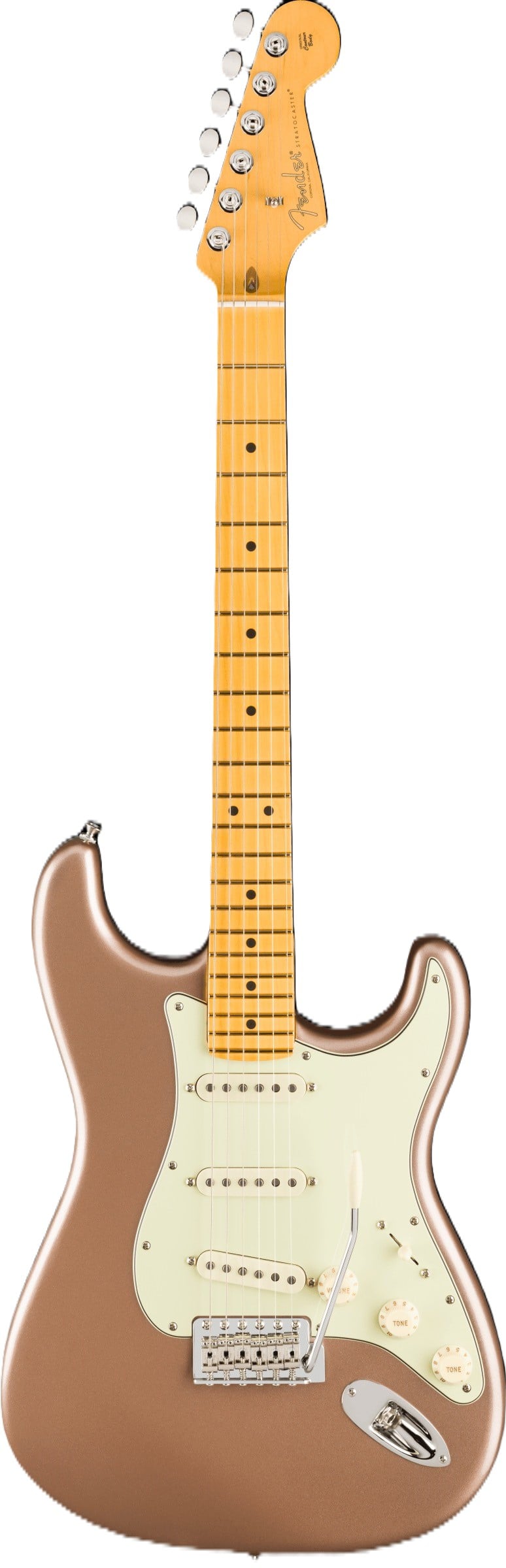 Fender American Professional Classic Stratocaster Electric Guitar - Faded Firemist Gold 6