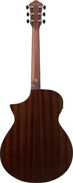 Ibanez AEWC16QATKH Acoustic Electric Guitar - Transparent Black Sunburst 3