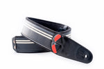 RightOn! Mojo Vegan Guitar Strap - Race Black 3