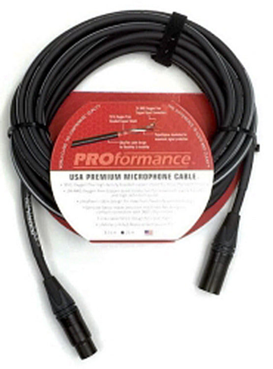 Proformance 50' USA Premium Microphone Cable