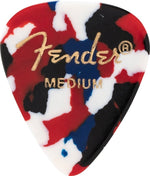 Fender Classic Celluloid Medium Guitar Picks - Confetti (12 Pack) 2