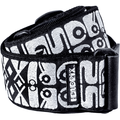 Dunlop JH05 Hendrix Logo Strap (Black & White) 2