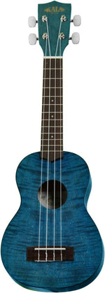 Kala KA-SEMB Soprano Exotic Mahogany Ukulele (Blue) 2