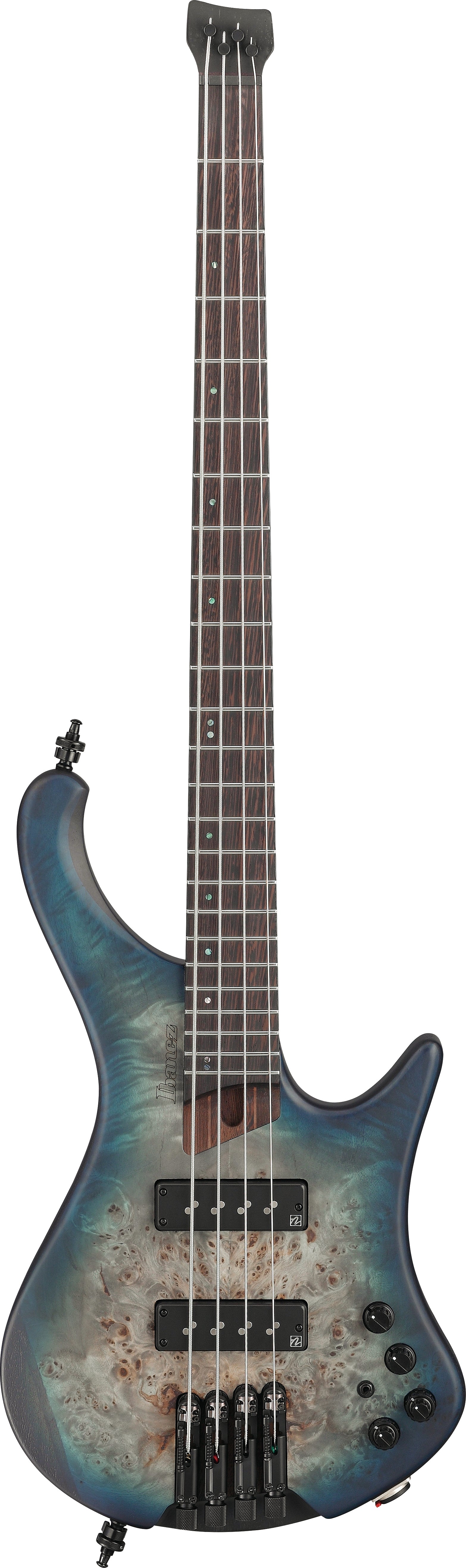 Ibanez EHB1500CTF Headless Bass Guitar - Cosmic Blue Starburst Flat 8