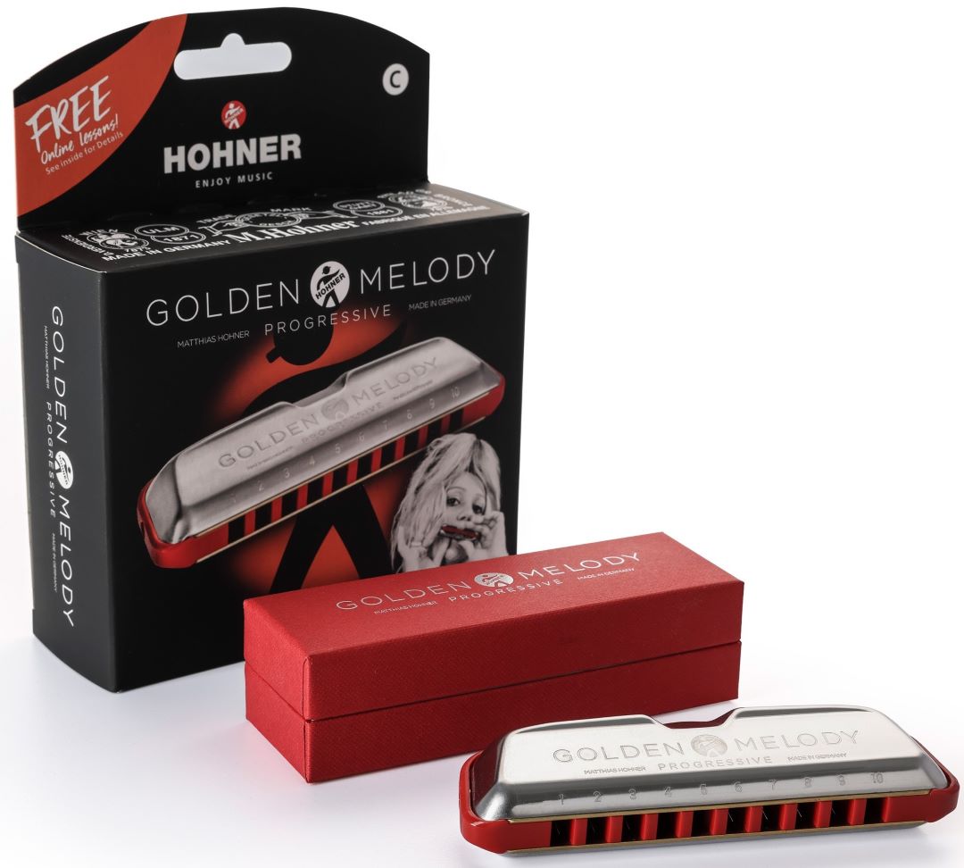 Hohner M544BX-C Golden Melody Progressive C Harmonica