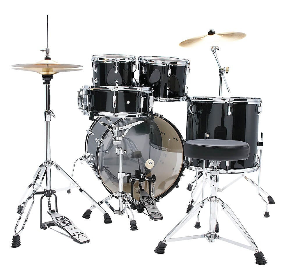 TAMA ST52H5CBNS STAGESTAR 5-piece Complete Drum Kit Black Night Sparkle 6