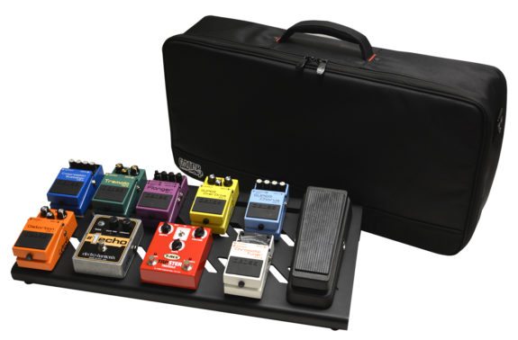 Gator Large Aluminum Pedalboard With Carry Bag - Black 5
