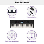 Yamaha PSRE383 61-Key Portable Keyboard - With AC Adapter 4